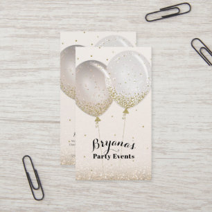 Rose Gold & Glitzer Rosa Party Eventplaner Visitenkarte