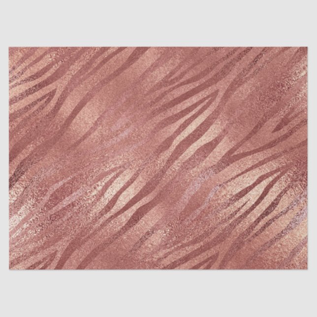 Rose Gold Glitzer Seidenpapier (Vorderseite)