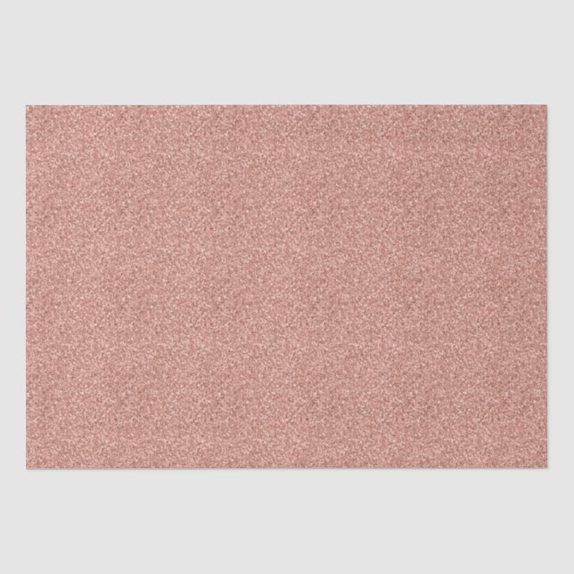 Rose Gold Glitzer Seidenpapier (Vorderseite)