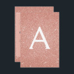 Rose Gold Glitzer Sweet 16 Save the Date Einladung<br><div class="desc">Rose Gold Sparkle Glitzer 16 . Geburtstag Monogram Name und Initial Save the Date Geburtstagsparty Einladung. Diese Einladung ist perfekt für die Rose Gold Sparkle Glitzer Sweet 16 Geburtstagsparty,  die in Rosa Rose Gold zu feiern suchen.</div>