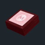 Rose Gold Glitzer Template Stilvoll modische Girly Erinnerungskiste<br><div class="desc">Rose Gold Glitzer Template Stilvolle modische Girly Monogram Elegant Moderne Holzschmuck Keepake Box.</div>