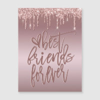 Rose Gold Glitzer Tropfen Die besten Freunde für i