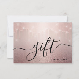 Rose Gold Glitzer Tropfen Stylist Salon Geschenkka