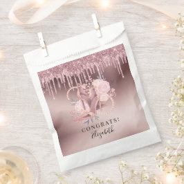 Rose Gold Glitzer Tropfen Überraschung Erlösen Geschenktütchen