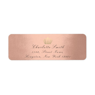 Rose Gold Glitzer UAWG Kronprinzessin Bridal Blush