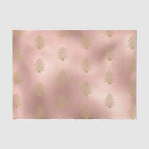 Rose Gold Glitzy Glitzer Weihnachtsbaum Seidenpapier