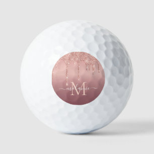 Rose Gold Golfbälle Personalisiert Ihr eigenes Des