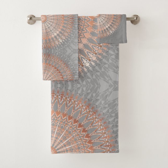 Rose Gold Gris Mandala (En situation)
