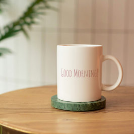 Rose Gold gute Tasse für Vormittagsangebote