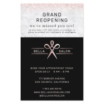 Rose Gold Hair Salon Grand Wiedereröffnung Covid S