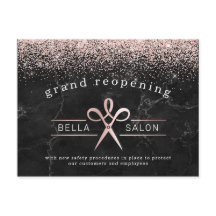Rose Gold Hair Salon Grand Wiedereröffnung Covid S