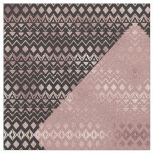 Rose Gold Hand Dragetribal Aztec Geometric Stoff