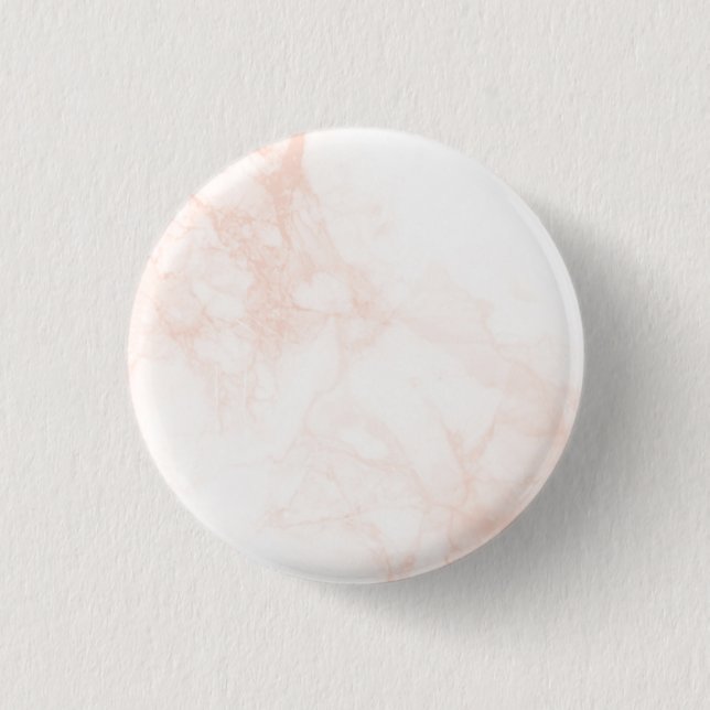 Rose Gold hellrosa Marmorstruktur Button (Vorderseite)