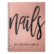 Rose Gold Imitate Nägel Nägel Ernennung