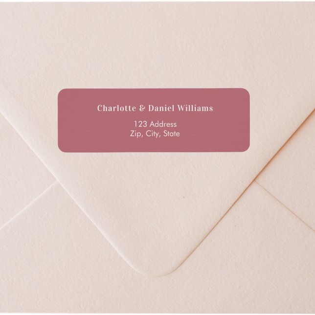 Rose gold ivory return address (Von Creator hochgeladen)