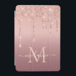 Rose Gold kundenspezifischer Letter Ihr Name iPad  iPad Mini Hülle<br><div class="desc">iPad deckt mit Monogram Name Text Rose Gold Blush Glitzer Sparkle Personalisiert Geburtstag - Geburtstag oder Hochzeitsgeschenk / Beißig - Fügen Sie Ihren Brief / Name - Text oder Entfernen - Make Your Special iPad Hüllen Gift - Neu formatieren und verschieben oder entfernen und hinzufügen / Elemente mit Anpassungstool. Design...</div>