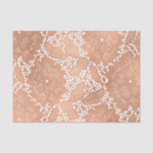 Rose Gold Lace & Floral Elegante Hochzeit