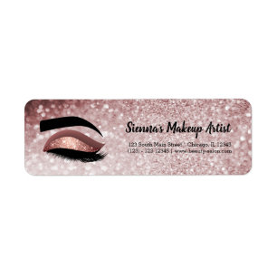 Rose Gold Lashes Auge