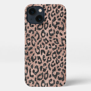 Rose Gold Leopard Print iPhone Hülle