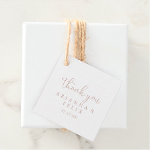 Rose Gold Liebe Extravagante Skripthochzeit Geschenkanhänger