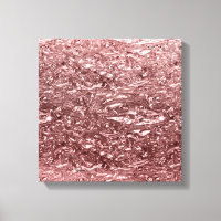 Rose Gold Liquid Chrome Metallic Chic Glam
