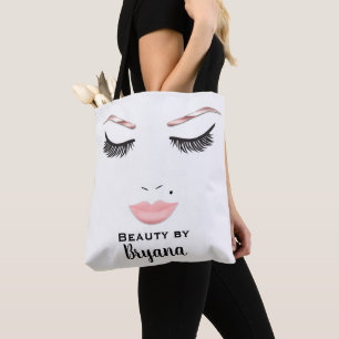 Rose Gold Make-up-Gesicht Augenbrauen Lippen Glamo Tasche