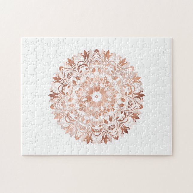 Rose Gold Mandala (Horizontal)