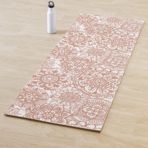 Rose Gold Mandala Muster Yogamatte
