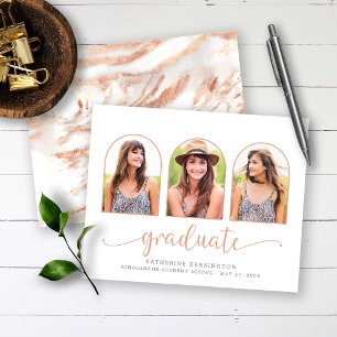 Rose Gold Marmor Arch 3 Foto Abschluss