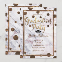 Rose Gold Marmor Swirl Bronze Kupfer Abschluss