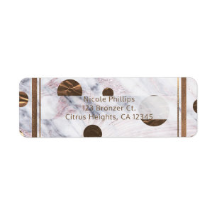 Rose Gold Marmor Swirl Bronze Kupfer Chic Glam