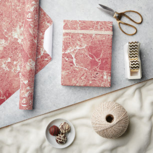 Rose Gold Marmor Textur Geschenkpapier