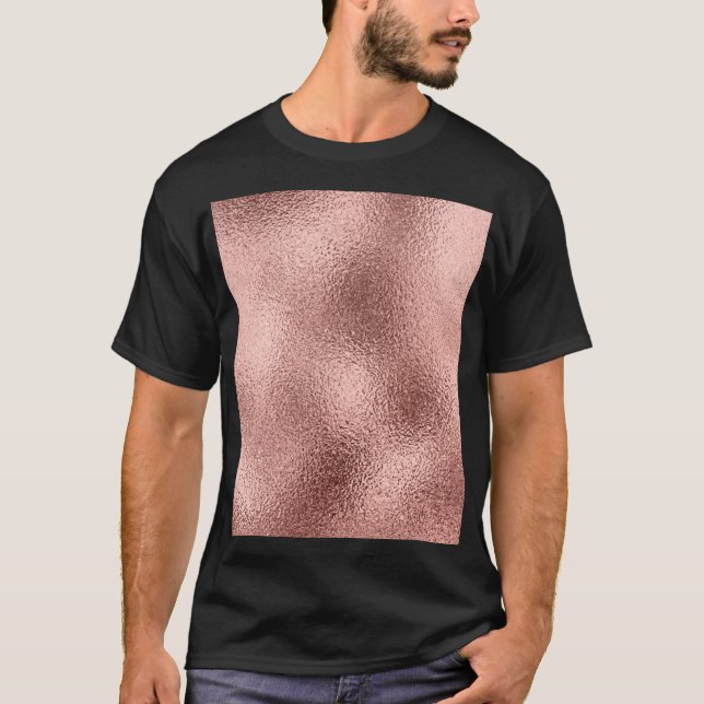 Rose Gold Metallic: Vintag Shine. T-Shirt (Vorderseite)