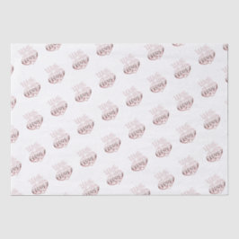 Rose gold metallisch aussehen Valentinherz Liebe w Seidenpapier