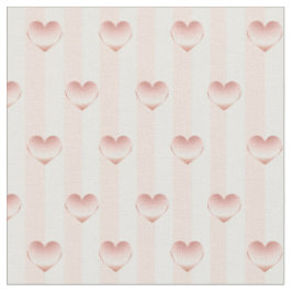 Rose Gold Metallische Herzstücke und Muster für we Stoff