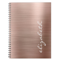 Rose Gold Metallische Personalisiert Signature Scr