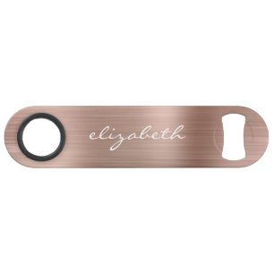 Rose Gold Métallisé Élégant Personnalisé