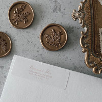 Rose Gold Minimalistische Rücksendeadresse