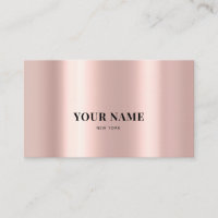 Rose Gold Minimalistische Sleek Ristorante La Lanc