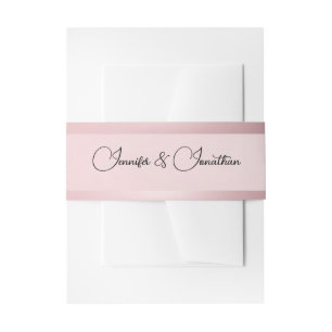 Rose Gold Moderne elegante Script Typografie Einladungsbanderole