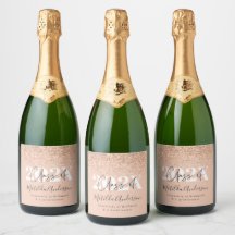 Rose Gold Moderne stilvolle Graduierungsparty Guns