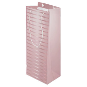 Rose Gold Moderner Template Glamour Trendy Elegant Geschenktüte Für Weinflaschen