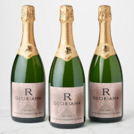 Rose Gold Monogram Logo feiert neues Geschäft
