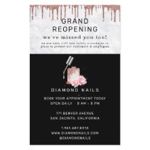Rose Gold Nail Salon Grand Wiedereröffnung Covid S
