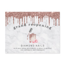 Rose Gold Nail Salon Grand Wiedereröffnung Covid S