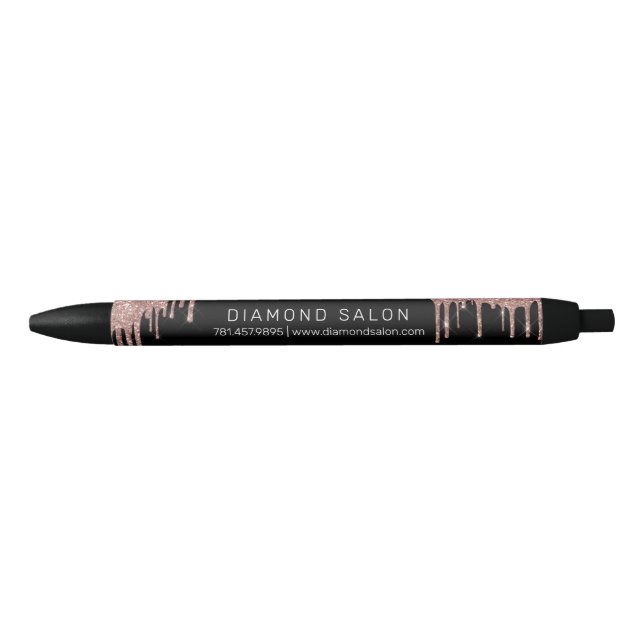 Rose Gold Nail Salon Werbe-Pen Kugelschreiber (Vorderseite)