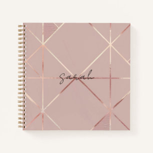 Rose-Gold-Notebook Notizbuch