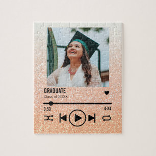 Rose Gold Ombre Abschluss Foto Song Playlist