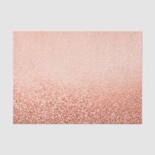 Rose Gold Ombre Glitter Metalloptik Stylisch  Seidenpapier
