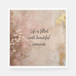 Rose Gold Paint Serviette